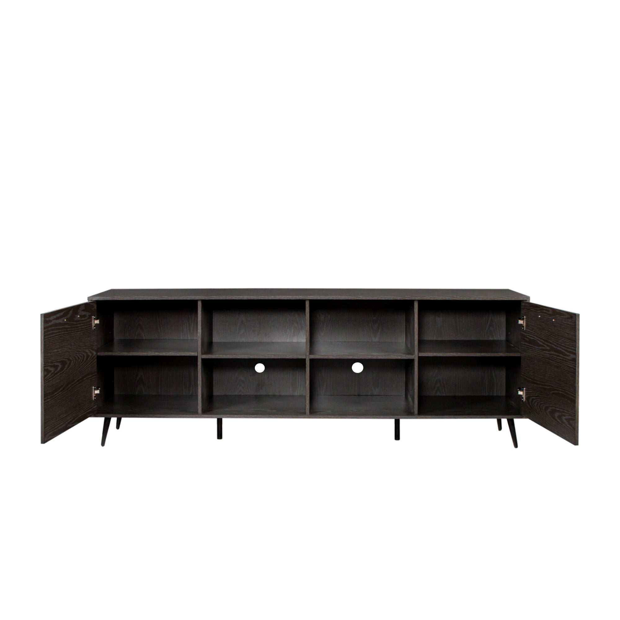 TV Stand Mid-Century Wood Modern Entertainment Center Adjustable Storage Cabinet TV Console for Living Room - Atlantic Fine Furniture Inc