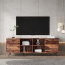 TV Stand Mid-Century Wood Modern Entertainment Center Adjustable Storage Cabinet TV Console for Living Room - Atlantic Fine Furniture Inc