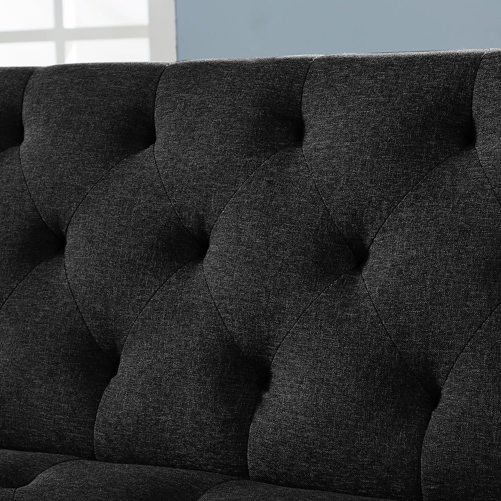 Futon Sofa Bed , Folding  Sofa Couch Bed , Upholstered Convertible Sleeper for Living Room - Atlantic Fine Furniture Inc