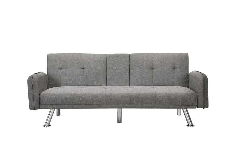 SLEEPER SOFA LIGHT GREY（same as W22339669。Size difference, See Details in page.）