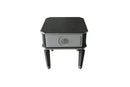 House - Beatrice End Table - Charcoal & Light Gray Finish - Atlantic Fine Furniture Inc
