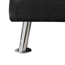 RELAX LOUNGE FUTON SOFA BED SLEEPER DARK GREY FABRIC - Atlantic Fine Furniture Inc