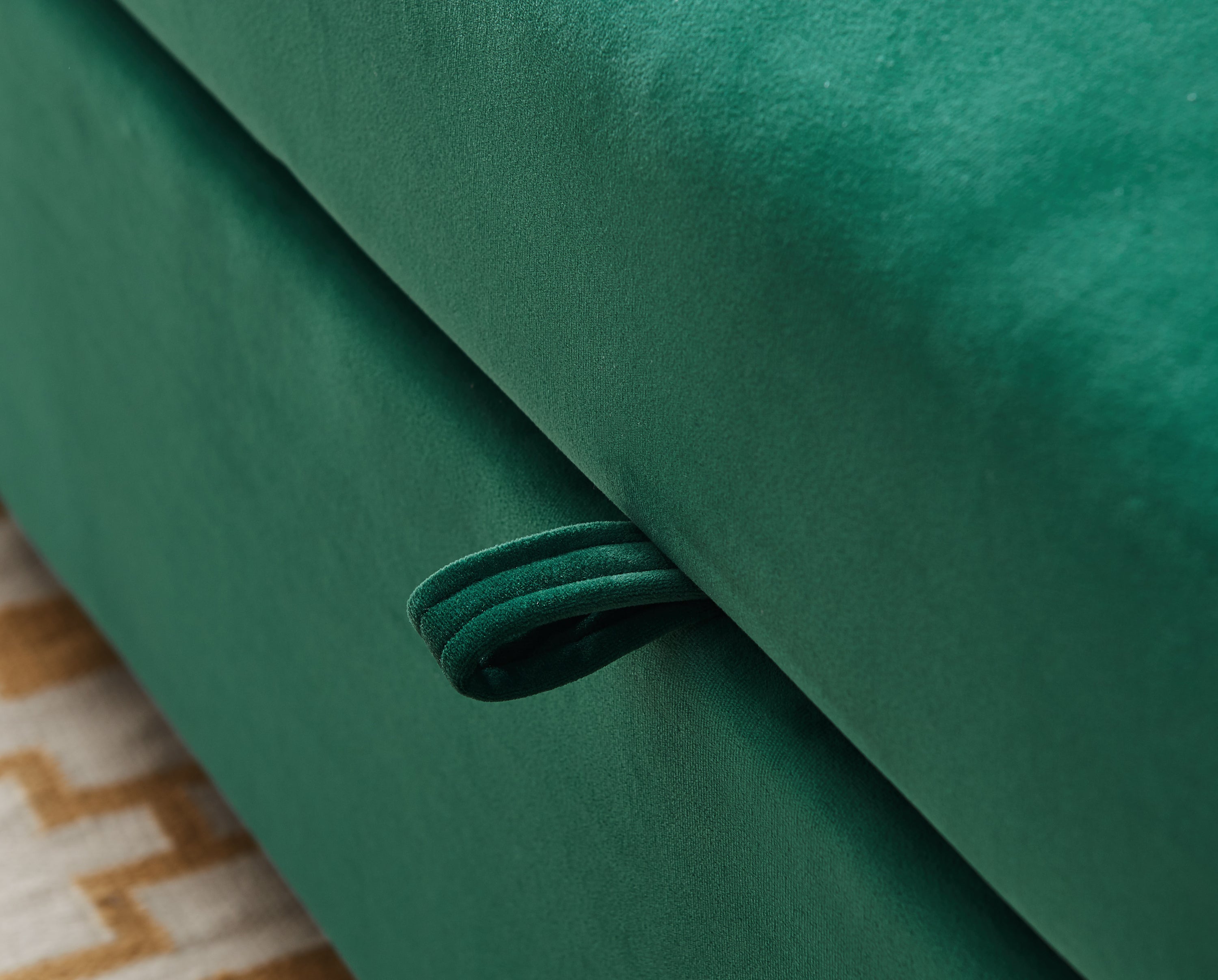 [VIDEO provided]55" Modern Velvet Sofa with Pull-Out Sleeper Bed with 2 Pillows Adjustable Backrest for Small Spaces Green - Atlantic Fine Furniture Inc