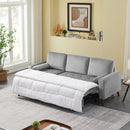 88" Reversible Pull out Sleeper Sectional Storage Sofa Bed,Corner sofa-bed with Storage Chaise Left/Right Handed Chaise - Atlantic Fine Furniture Inc