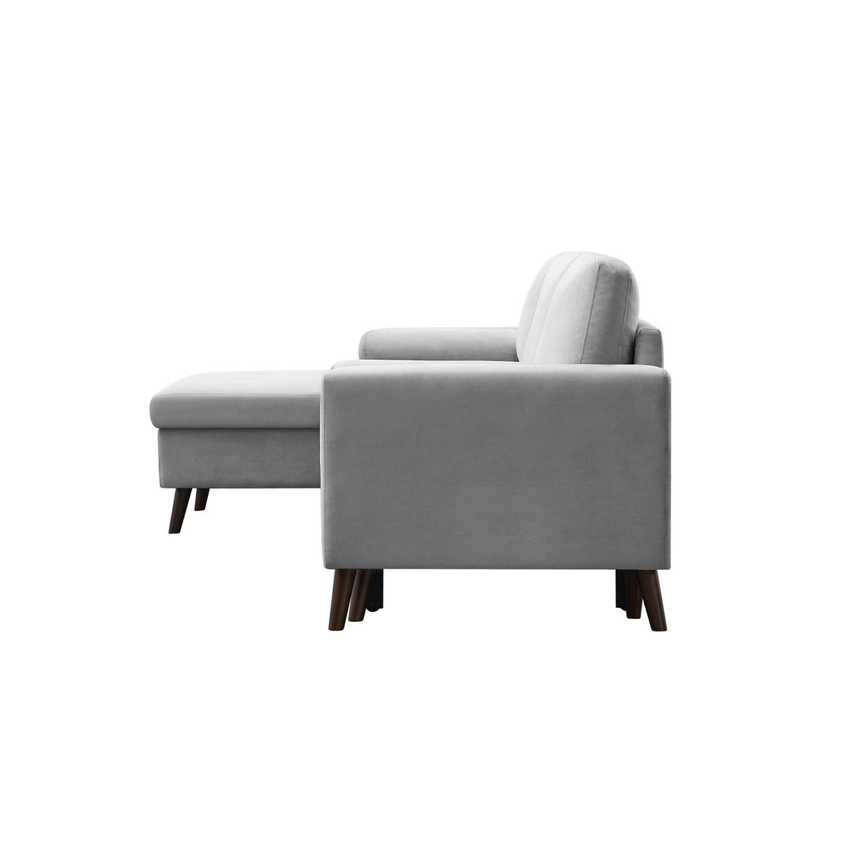 88" Reversible Pull out Sleeper Sectional Storage Sofa Bed,Corner sofa-bed with Storage Chaise Left/Right Handed Chaise - Atlantic Fine Furniture Inc