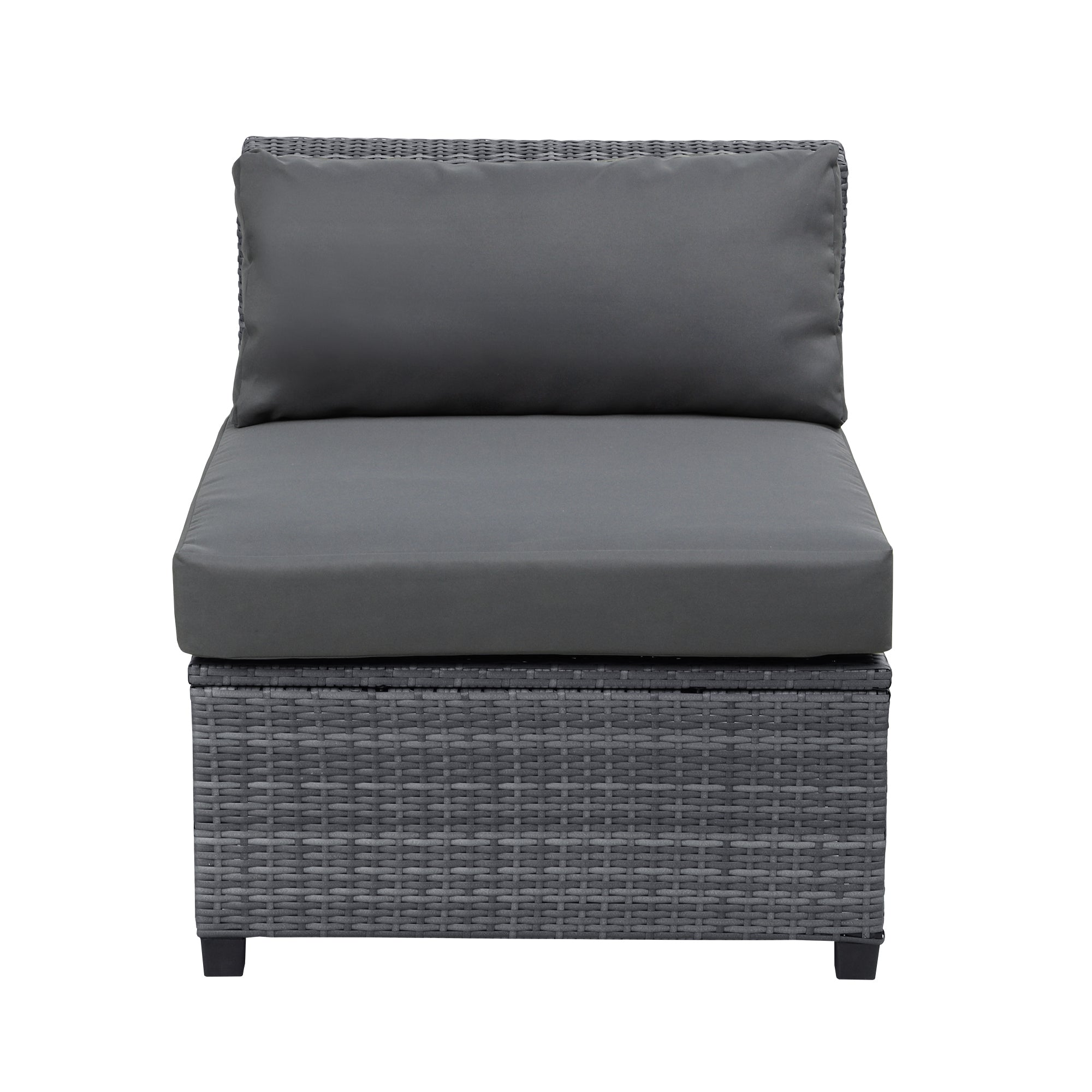 U_Style 8 Piece Rattan Sectional Seating Group with Cushions, Patio Furniture Sets, Outdoor Wicker Sectional - Atlantic Fine Furniture Inc