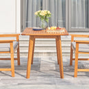 Waimea Honey Slatted Eucalyptus Wood Patio Dining Table - Atlantic Fine Furniture Inc