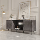 TV Stand Mid-Century Wood Modern Entertainment Center Adjustable Storage Cabinet TV Console for Living Room - Atlantic Fine Furniture Inc