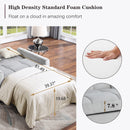 Orisfur. 50" Convertible Sleeper Bed, Adjustable Oversized Armchair  with Dual USB Ports for Small Space - Atlantic Fine Furniture Inc