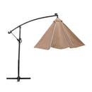Philemon 10 - Atlantic Fine Furniture Inc Solar Light Cantilever Umbrella - Atlantic Fine Furniture Inc