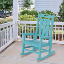HDPE Rocking Chair, Blue - Atlantic Fine Furniture Inc