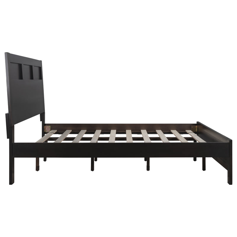 Classic Rich Brown 4 Pieces Queen Bedroom Set (Queen Bed + Nightstand*2+ Chest) - Atlantic Fine Furniture Inc