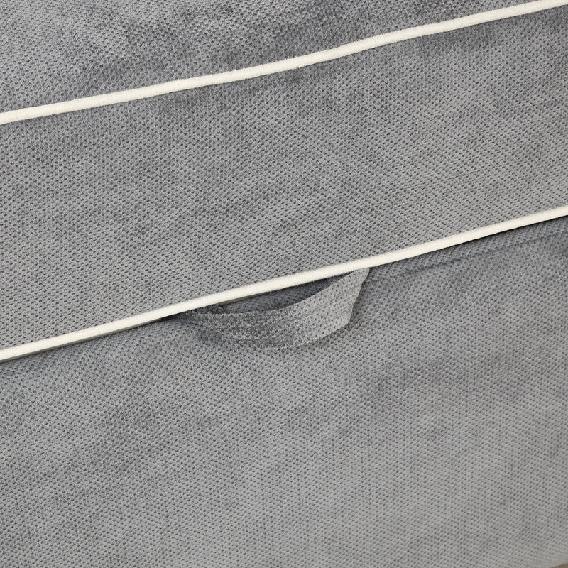 Orisfur. Linen Upholstered Sleeper Bed , Pull Out Sofa Bed Couch attached two throw pillows,Dual USB Charging Port and Adjustable Backrest for Living Room Space - Atlantic Fine Furniture Inc