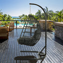 EGG SHAPE SWING CHAIR PATIO GRADEN HOME - Atlantic Fine Furniture Inc