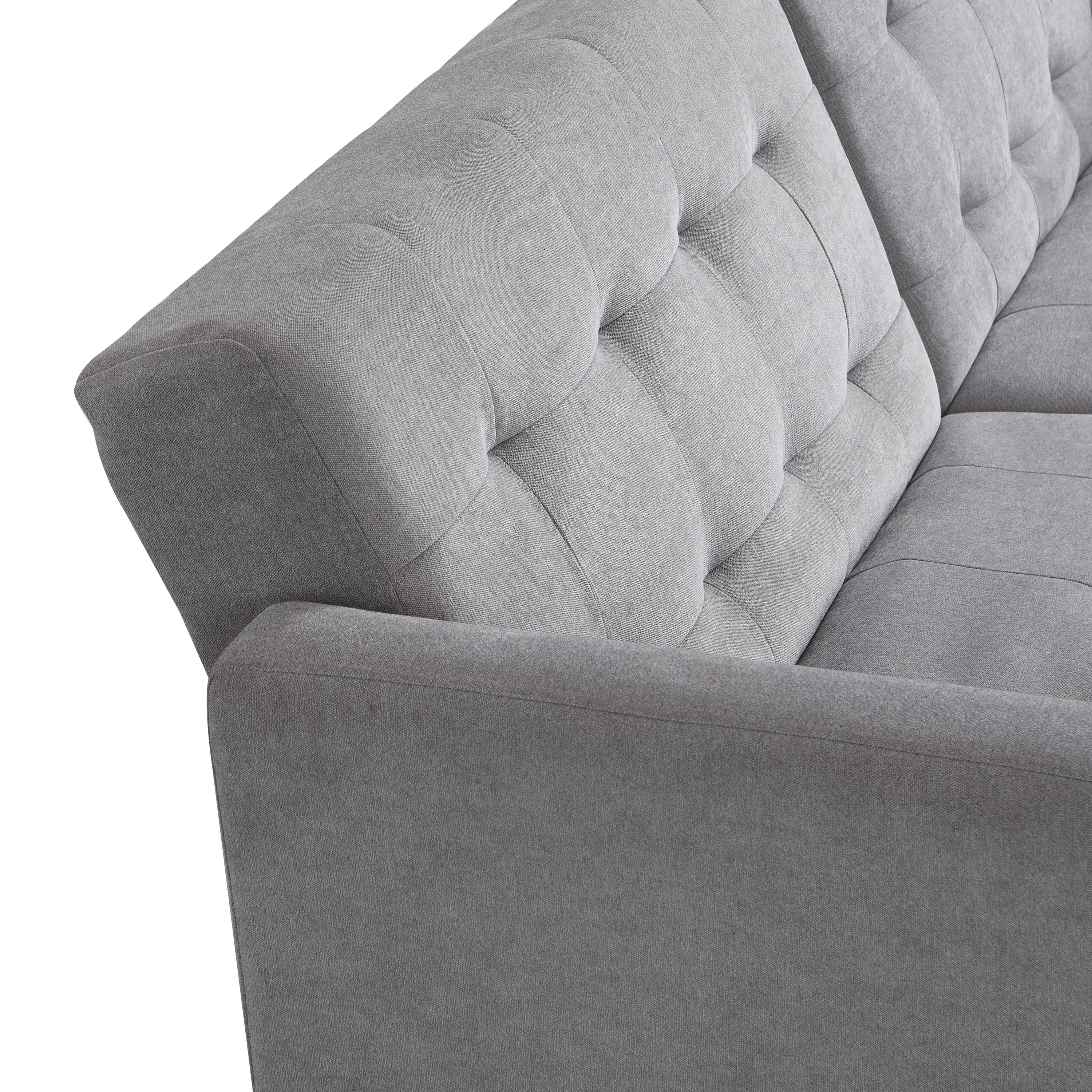 Sofa Bed Convertible Folding Light Grey Lounge Couch Loveseat Sleeper Sofa  Armrests Living Room Bedroom Apartment Reading Room - Atlantic Fine Furniture Inc