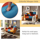 [VIDEO provided] U_STYLE Small Space Colorful Sleeper Sofa, Solid Wood Legs - Atlantic Fine Furniture Inc