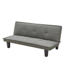 Modern Fabric Futon Sofa Bed , Convertible Folding Futon Sofa Bed Sleeper for Home Living Room .（Light Grey ） - Atlantic Fine Furniture Inc