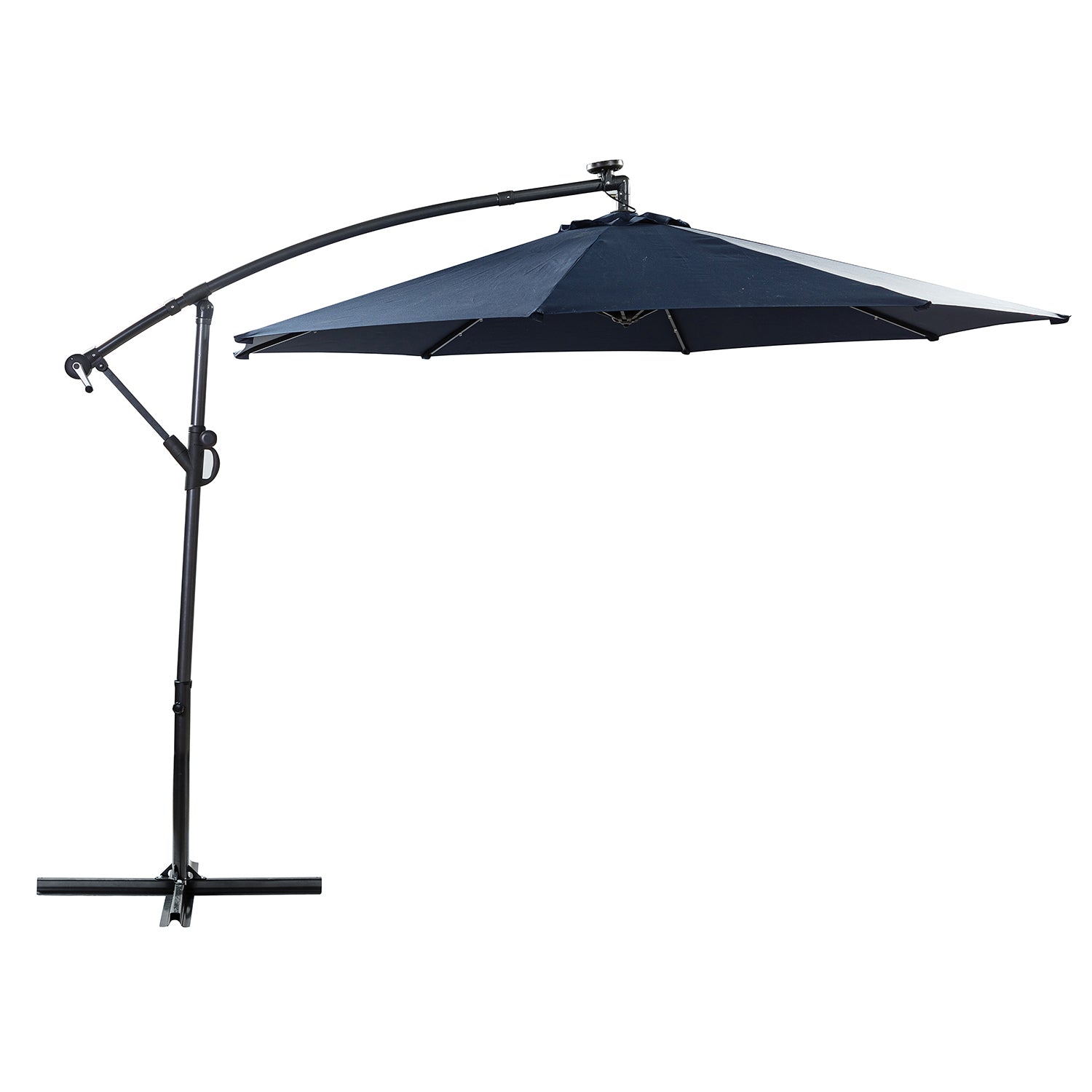 Philemon 10 - Atlantic Fine Furniture Inc Solar Light Cantilever Umbrella - Atlantic Fine Furniture Inc