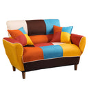 [VIDEO provided] U_STYLE Small Space Colorful Sleeper Sofa, Solid Wood Legs - Atlantic Fine Furniture Inc