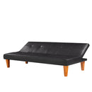 PU Leather Sofa Bed Couch , Convertible Folding Futon Sofa Bed , Recliner Sleeper for Home Living Room . - Atlantic Fine Furniture Inc