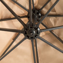 Philemon 10 - Atlantic Fine Furniture Inc Solar Light Cantilever Umbrella - Atlantic Fine Furniture Inc