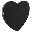 Aiko - Heart Shaped LED Light Wall Mirror - Silver - Atlantic Fine Furniture Inc