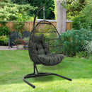 EGG SHAPE SWING CHAIR PATIO GRADEN HOME - Atlantic Fine Furniture Inc