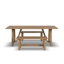 Trestle - Dining Table With 2 Benches