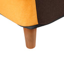 [VIDEO provided] U_STYLE Small Space Colorful Sleeper Sofa, Solid Wood Legs - Atlantic Fine Furniture Inc