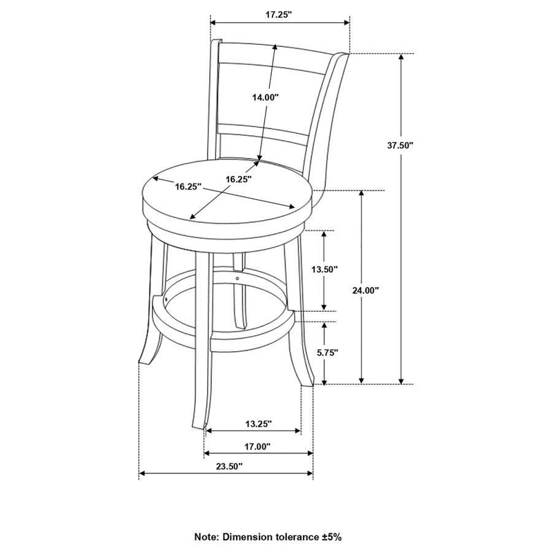 Broxton - Upholstered Swivel Stools (Set of 2)