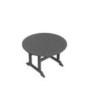 HDPE Round Dining Table, Gray - Atlantic Fine Furniture Inc
