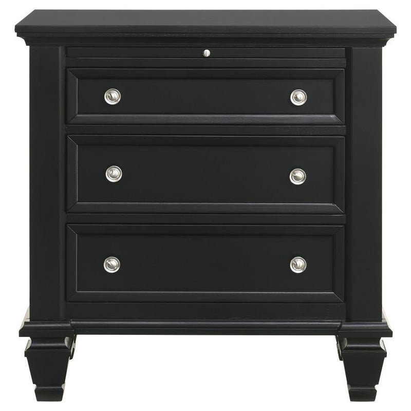 Sandy Beach - 3-drawer Nightstand - Atlantic Fine Furniture Inc