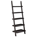 Colella - 5-Shelf Ladder Bookshelf - Cappuccino - Atlantic Fine Furniture Inc