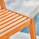 Kapalua Honey Nautical 3-piece Eucalyptus Wooden Outdoor Bar Set - Atlantic Fine Furniture Inc