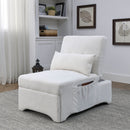 [Video] Welike 24.5"W Sleeper sofa bed, convertible chair 4 in 1 multifunctional folding sleeper sofa bed pull out sleeper sofa bed with adjustable backrest, single bed chair for small spaces - Atlantic Fine Furniture Inc