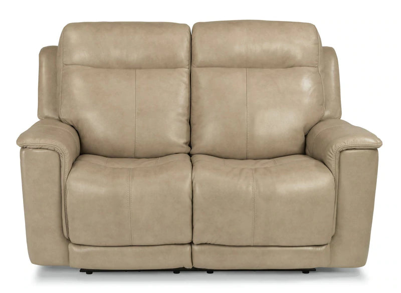 Miller Power Reclining Loveseat with Power Headrests & Lumbar - Atlantic Fine Furniture Inc