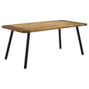 Maverick - Solid Wood Dining Table - Natural Mango - Atlantic Fine Furniture Inc