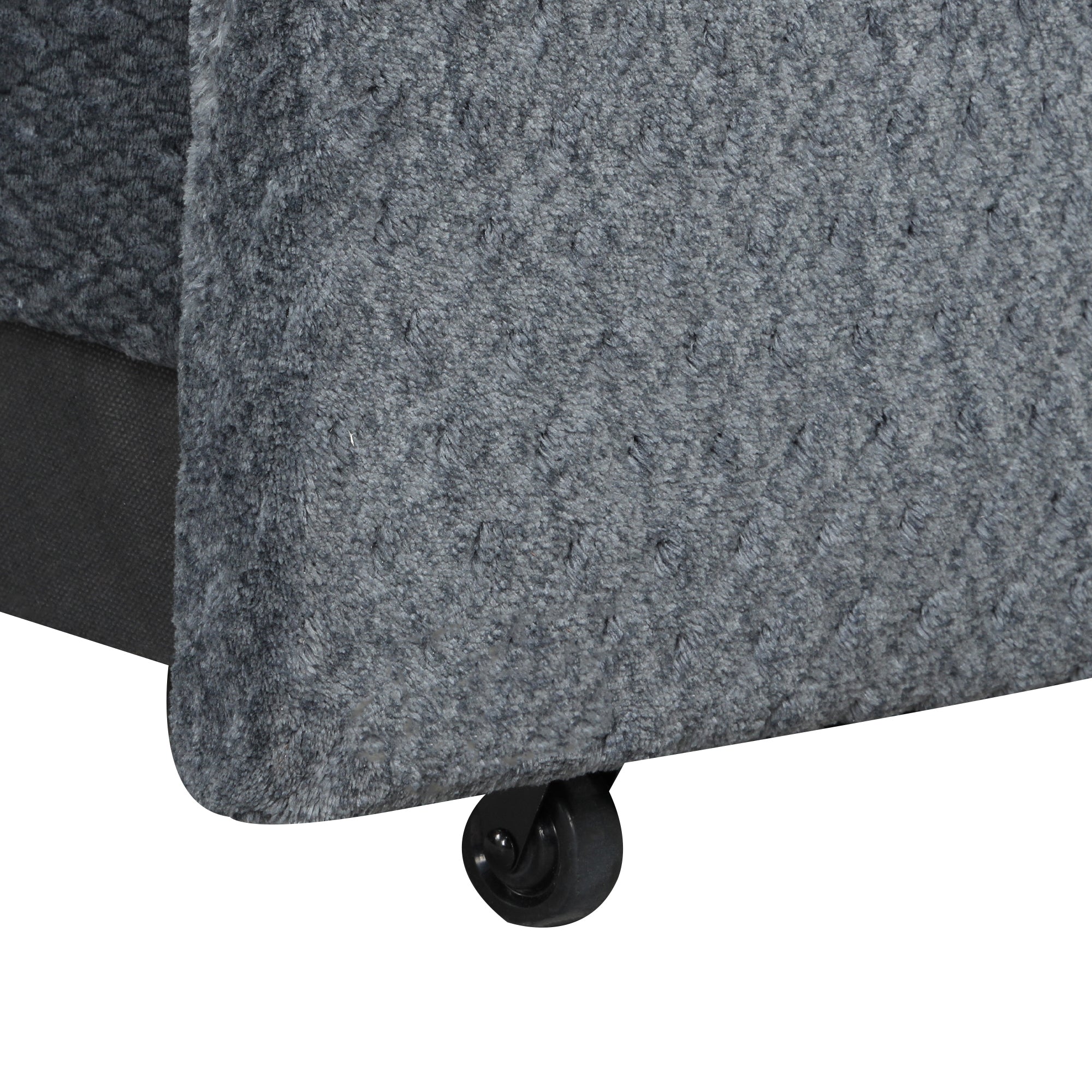 Orisfur. Modern Padded Upholstered  Sofa Bed Sleeper Sectional Sofa with Storage Chaise and Cup Holder for Living Room Furniture Set - Atlantic Fine Furniture Inc