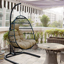egg shape SINGLE SWING chair for garden patio - Atlantic Fine Furniture Inc