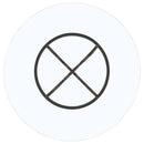 Aviano - Round Glass Top Metal Dining Table - Gunmetal - Atlantic Fine Furniture Inc