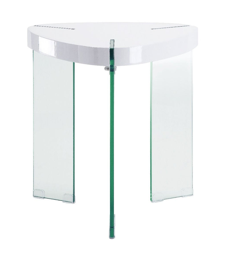 KD, Triangular Tripod End Table • NO Storage.