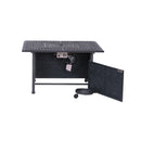 Powder Coated Aluminum Propane Gas Fire Pit Table - Atlantic Fine Furniture Inc