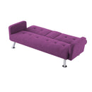 Convertible Folding Sofa Bed with Armrest , Fabric Sleeper Sofa Couch for Living Room . - Atlantic Fine Furniture Inc