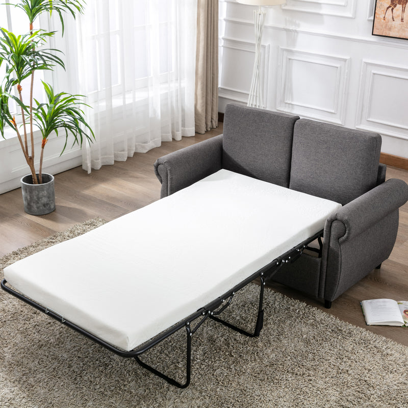 Orisfur Pull Out Sofa Bed  Loveseat Sleeper with Twin Size Memory Mattress for Living Room Spaces - Atlantic Fine Furniture Inc