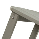 Elymus Outdoor 3 Pieces Plastic Adirondack Chair with Table - Atlantic Fine Furniture Inc