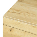 MDF UP And Down WALL-MOUNTED TV Cabinet With Three Drawers & LED Lights,OAK - Atlantic Fine Furniture Inc