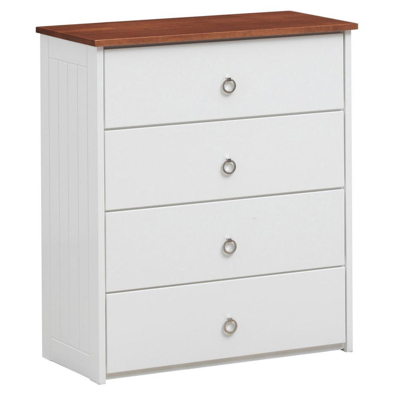 Farah - Chest - White & Oak