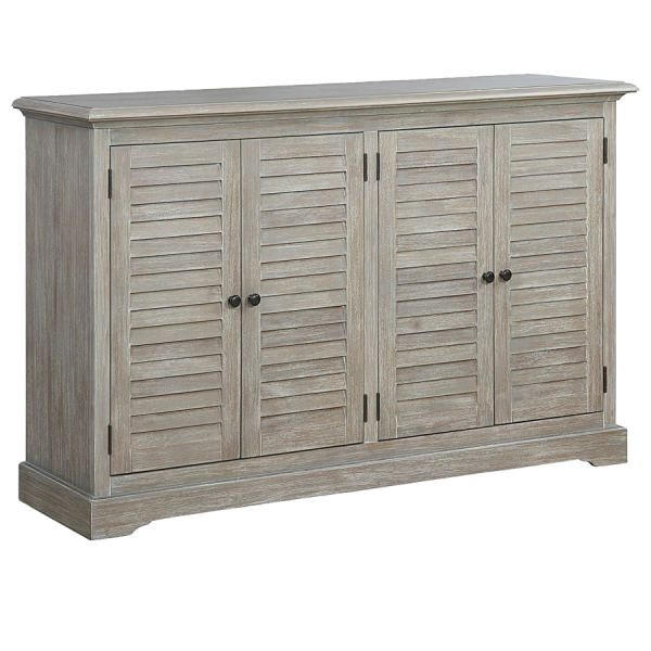 Plantation Credenza - French Grey - Atlantic Fine Furniture Inc