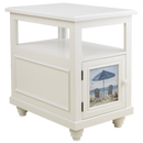 Nantucket Chair Side Cabinet Table with Optional Insert Panel - Atlantic Fine Furniture Inc