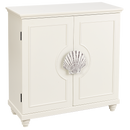 Martinique Accent Cabinet - White - Atlantic Fine Furniture Inc